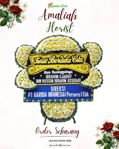 Papan Bunga Duka di Salotellue