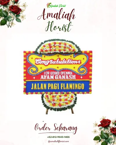 Bunga Papan Congratulation di Salotellue